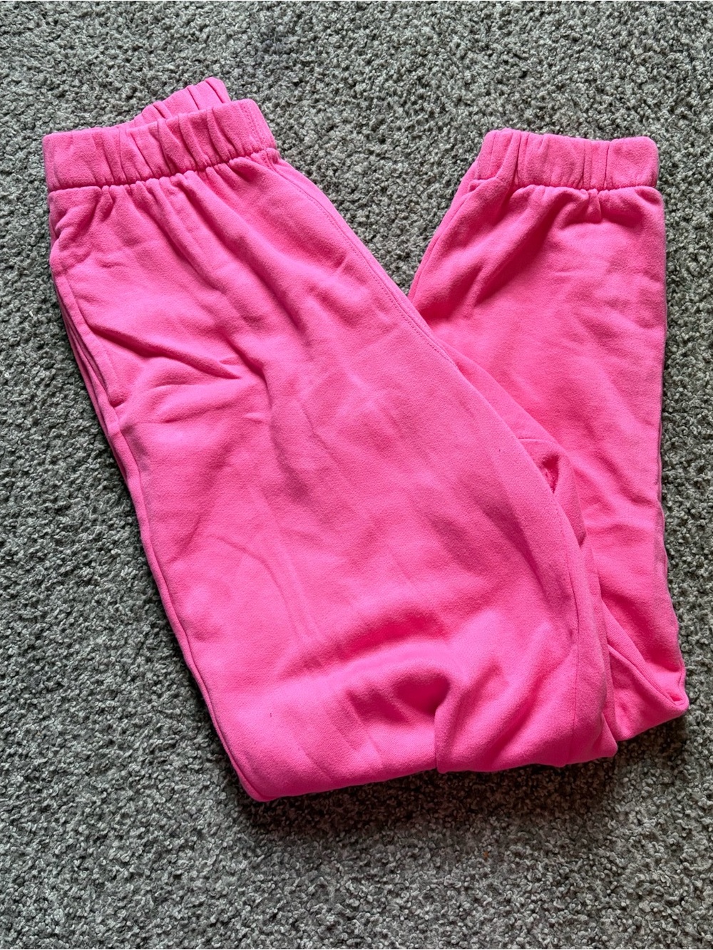 Hollister hot pink sweatpants XS